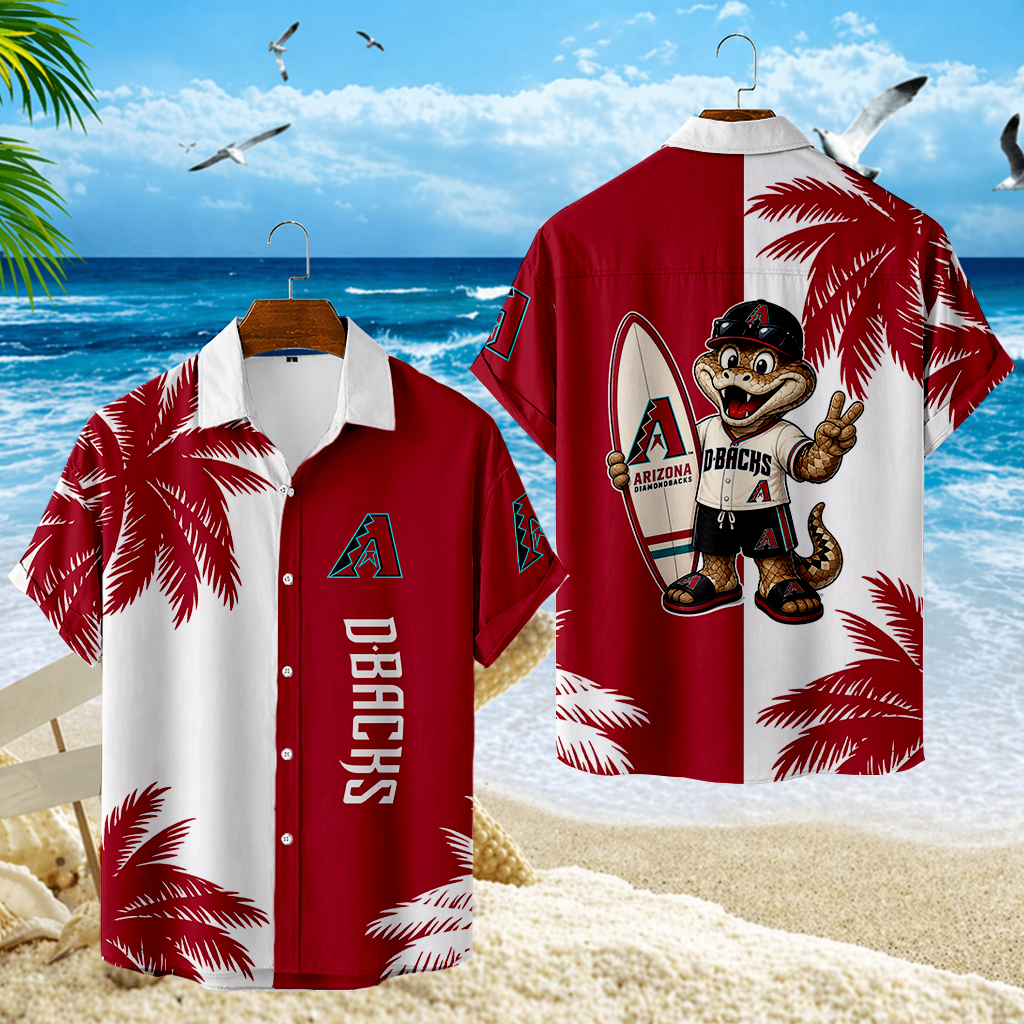 LIMITED EDITION - NEW CUSTOMIZED MLB07 ADS ARIZONA DIAMONDBACKS UNISEX HAWAIIAN SHIRT