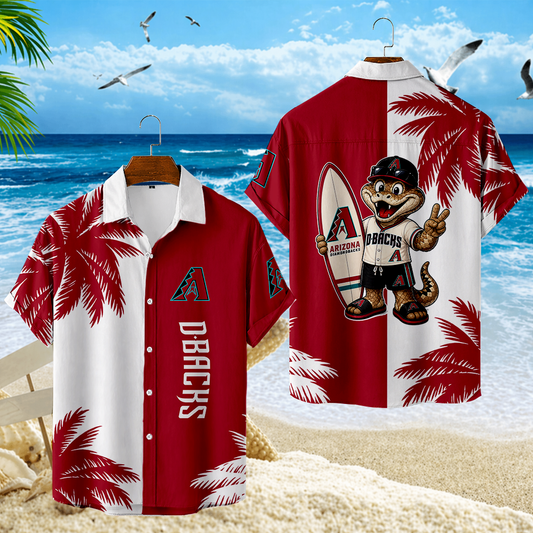LIMITED EDITION - NEW CUSTOMIZED MLB07 ADS ARIZONA DIAMONDBACKS UNISEX HAWAIIAN SHIRT