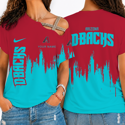 [FLASH SALE] NEW CUSTOMIZED MLB07 ADS ARIZONA DIAMONDBACKS SHOULDER SHIRT