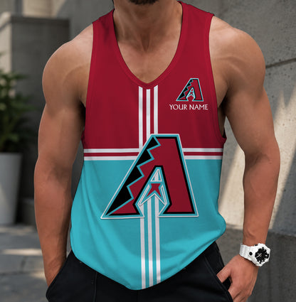 LIMITED EDITION - NEW CUSTOMIZED MLB07 ARIZONA DIAMONDBACKS UNISEX TANK TOP