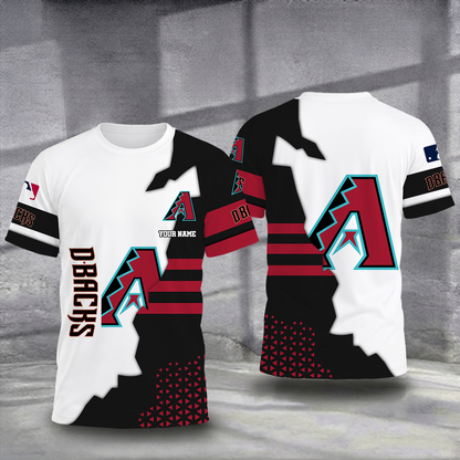 LIMITED EDITION - NEW CUSTOMIZED MLB07 ADS ARIZONA DIAMONDBACKS T-SHIRT, POLO SHIRT, ZIP POLO SHIRT, SWEATSHIRT, HOODIE & ZIP HOODIE