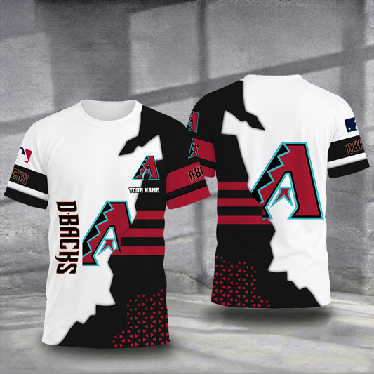 LIMITED EDITION - NEW CUSTOMIZED MLB07 ADS ARIZONA DIAMONDBACKS T-SHIRT, POLO SHIRT, ZIP POLO SHIRT, SWEATSHIRT, HOODIE & ZIP HOODIE