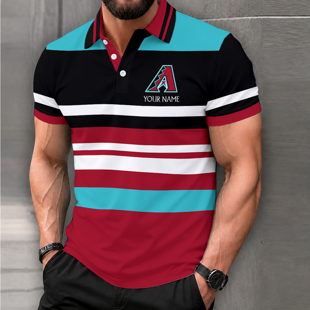 LIMITED EDITION - NEW CUSTOMIZED MLB07 ADS ARIZONA DIAMONDBACKS POLO SHIRT, ZIP POLO SHIRT & T-SHIRTS