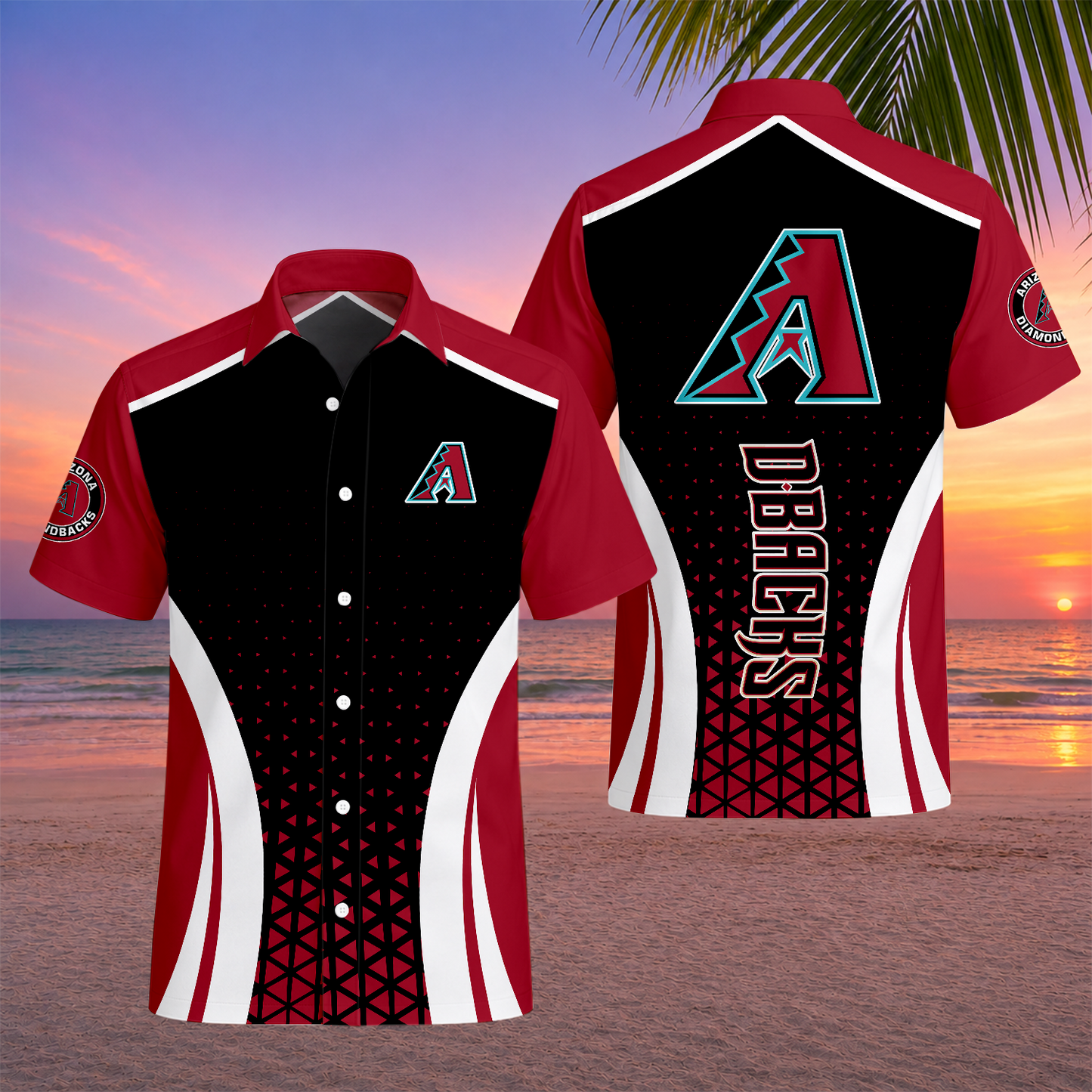 LIMITED EDITION - NEW CUSTOMIZED MLB07 ADS ARIZONA DIAMONDBACKS UNISEX HAWAIIAN SHIRT