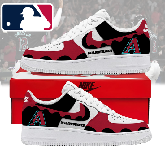 FINAL CLEARANCE - NEW CUSTOMIZED MLB07 ADS ARIZONA DIAMONDBACKS AF1 SHOES