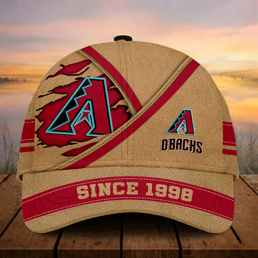 LIMITED EDITION - NEW CUSTOMIZED MLB07 ADS ARIZONA DIAMONDBACKS CLASSIC CAP