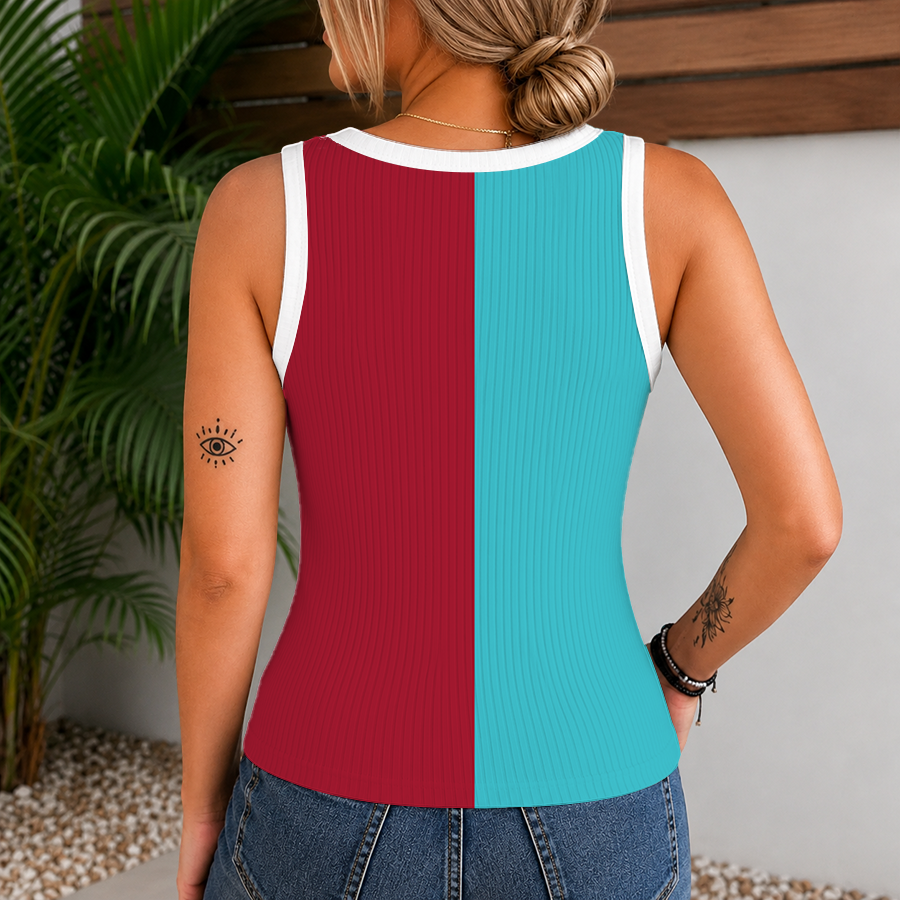 [FLASH SALE] NEW CUSTOMIZED MLB07 ADS ARIZONA DIAMONDBACKS WOMEN'S V-NECK TANK TOP
