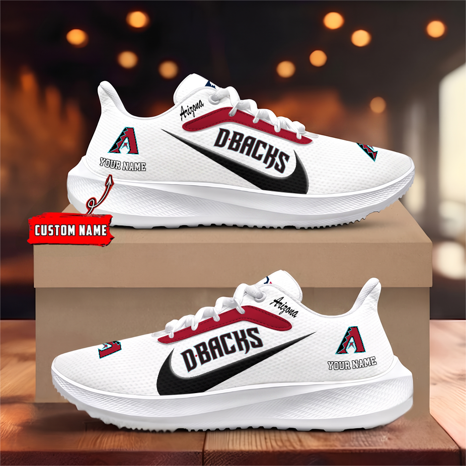 [FLASH SALE] NEW CUSTOMIZED MLB07 ADS ARIZONA DIAMONDBACKS ROAD RUNNING SHOES