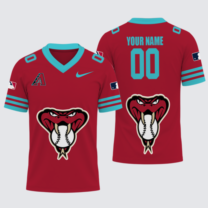 [FLASH SALE] NEW CUSTOMIZED MLB07 ADS ARIZONA DIAMONDBACKS FOOTBALL JERSEY