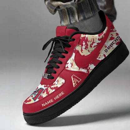 [FLASH SALE] NEW CUSTOMIZED MLB07 ADS ARIZONA DIAMONDBACKS AF1 SHOES