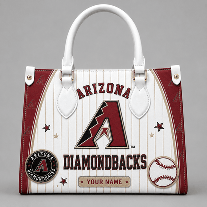 [FLASH SALE] NEW CUSTOMIZED MLB07 ADS ARIZONA DIAMONDBACKS LEATHER HANDBAG