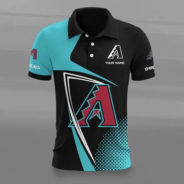 [FLASH SALE] NEW CUSTOMIZED MLB07 ADS ARIZONA DIAMONDBACKS POLO SHIRT