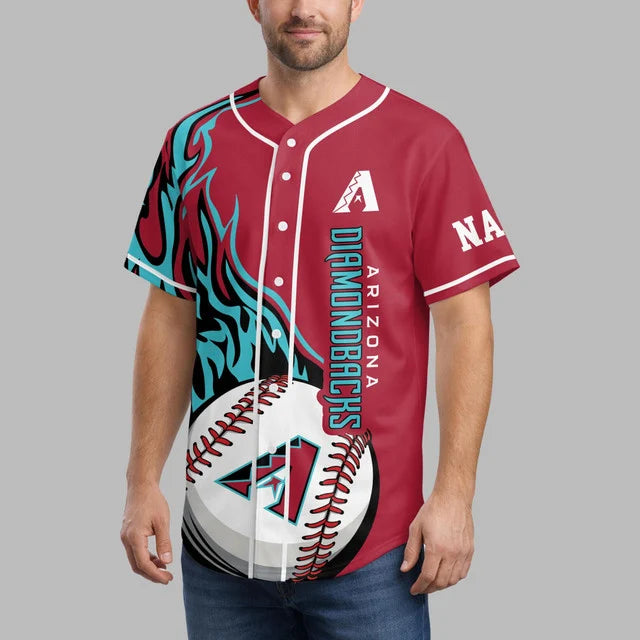 [FLASH SALE] NEW CUSTOMIZED MLB07 ADS ARIZONA DIAMONDBACKS BASEBALL JERSEY