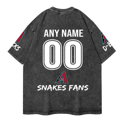 [FLASH SALE] NEW CUSTOMIZED MLB07 ADS ARIZONA DIAMONDBACKS MULTICOLOR WASHED TEE