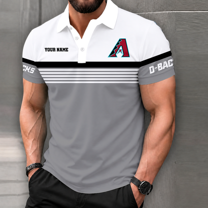 FINAL CLEARANCE - NEW CUSTOMIZED MLB07 ADS ARIZONA DIAMONDBACKS POLO SHIRT