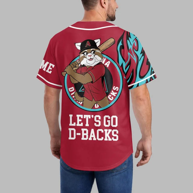 [FLASH SALE] NEW CUSTOMIZED MLB07 ADS ARIZONA DIAMONDBACKS BASEBALL JERSEY