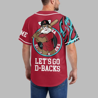 [FLASH SALE] NEW CUSTOMIZED MLB07 ADS ARIZONA DIAMONDBACKS BASEBALL JERSEY