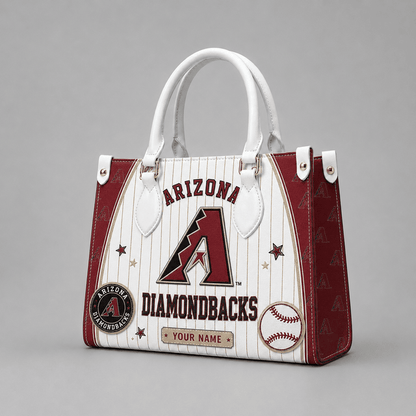 [FLASH SALE] NEW CUSTOMIZED MLB07 ADS ARIZONA DIAMONDBACKS LEATHER HANDBAG