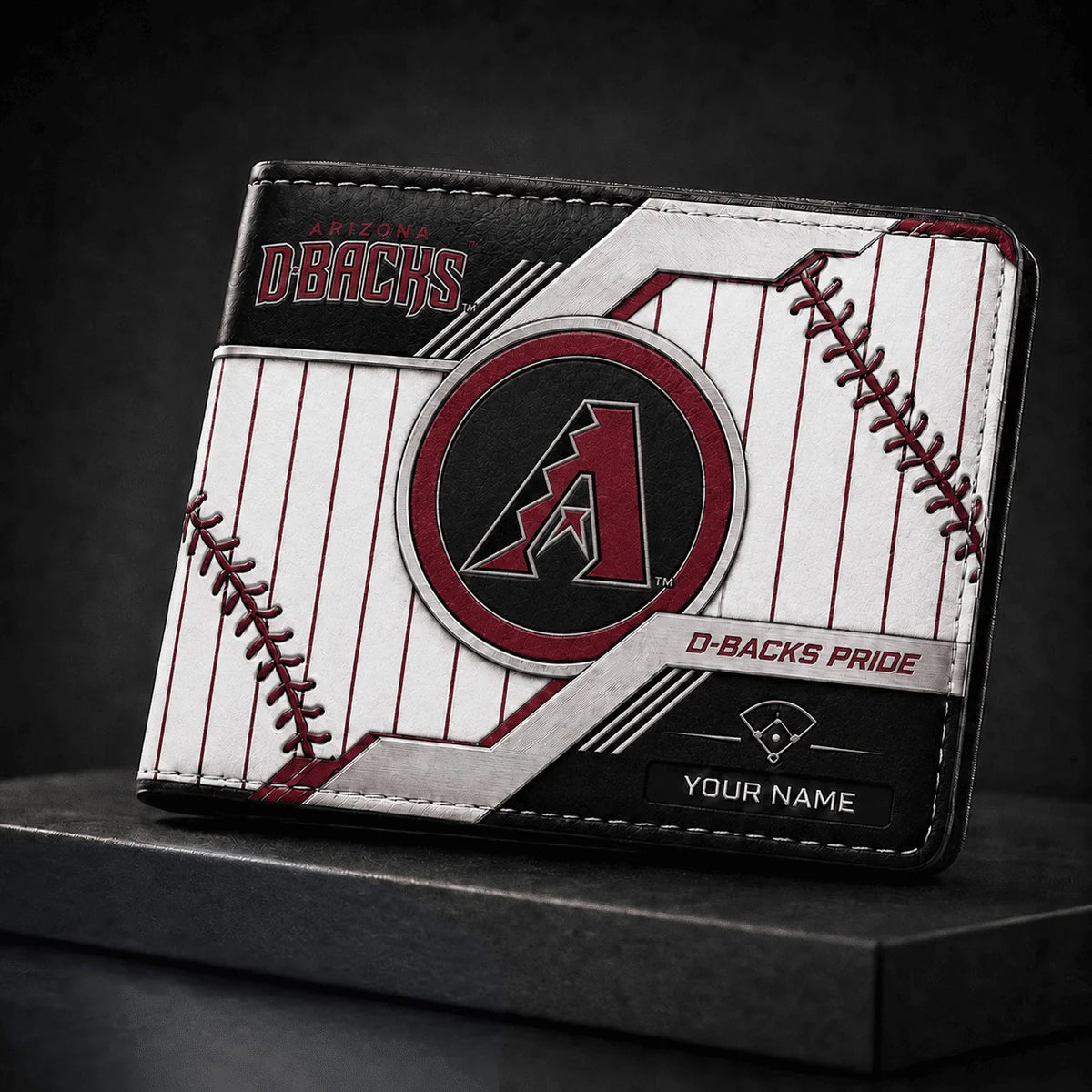 [FLASH SALE] NEW CUSTOMIZED MLB07 ADS ARIZONA DIAMONDBACKS LEATHER WALLET