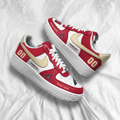 [FLASH SALE] NEW CUSTOMIZED MLB07 ADS ARIZONA DIAMONDBACKS AF1 SHOES