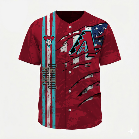 LIMITED EDITION - NEW CUSTOMIZED MLB07 ADS ARIZONA DIAMONDBACKS BASEBALL JERSEY