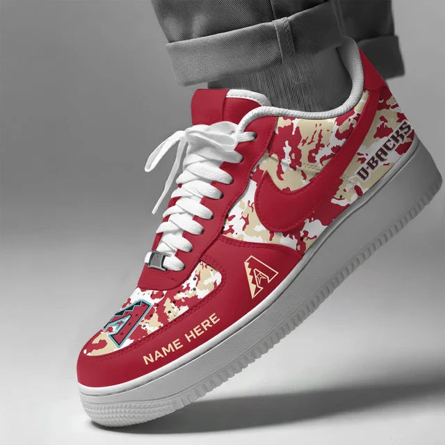 [FLASH SALE] NEW CUSTOMIZED MLB07 ADS ARIZONA DIAMONDBACKS AF1 SHOES