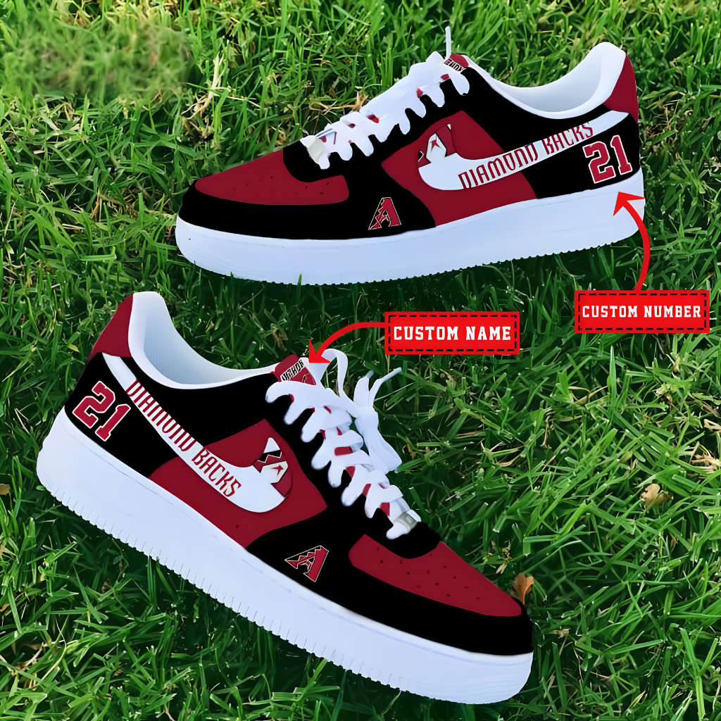 [FLASH SALE] NEW CUSTOMIZED MLB07 ADS ARIZONA DIAMONDBACKS AF1 SHOES
