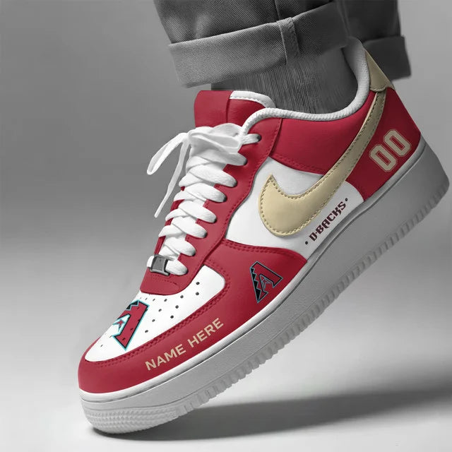 [FLASH SALE] NEW CUSTOMIZED MLB07 ADS ARIZONA DIAMONDBACKS AF1 SHOES