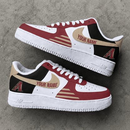 [FLASH SALE] NEW CUSTOMIZED MLB07 ADS ARIZONA DIAMONDBACKS AF1 SHOES