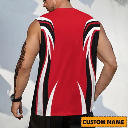 LIMITED EDITION - NEW CUSTOMIZED NHL07 CLH CAROLINA HURRICANES TANK TOP & GYM SHIRT