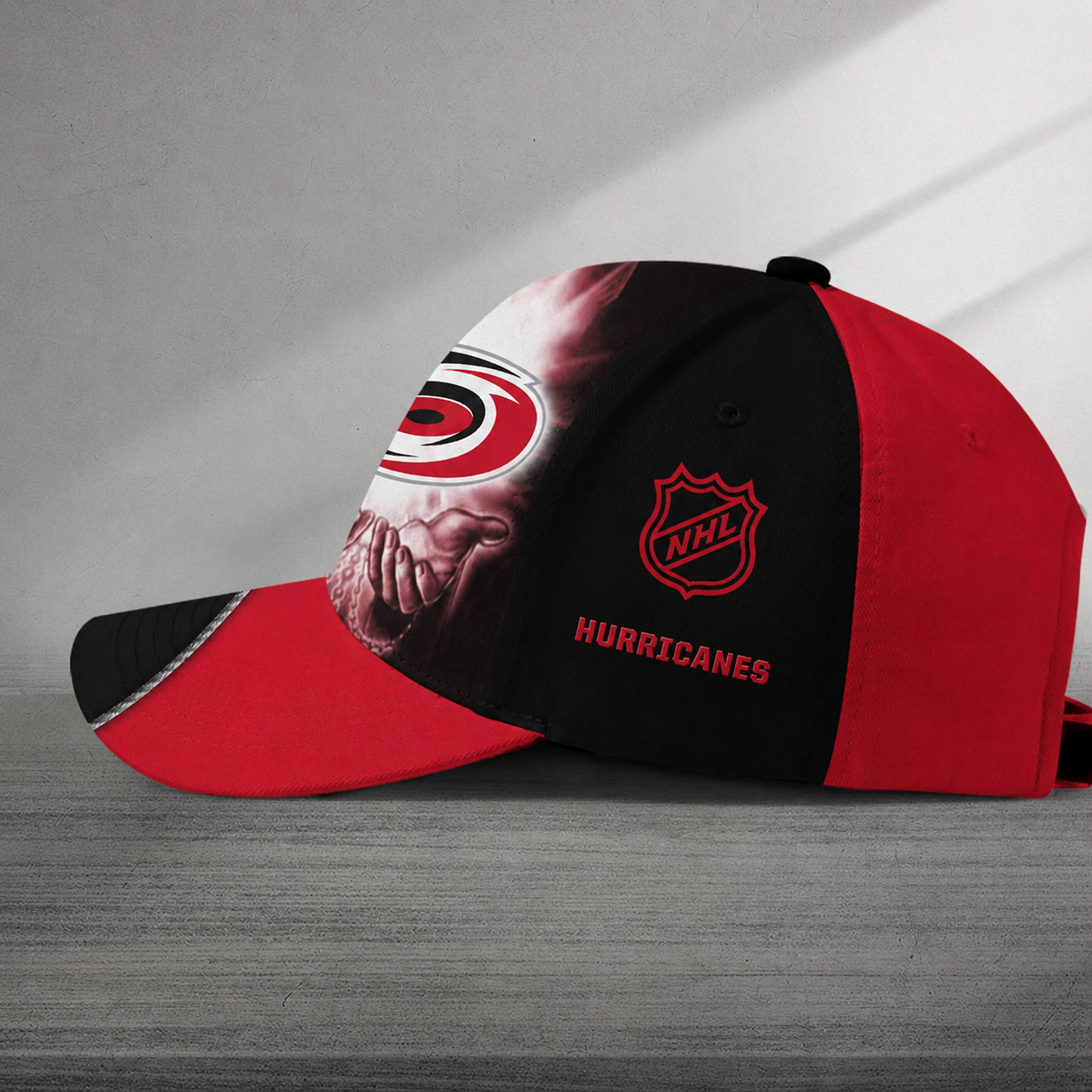 LIMITED EDITION - NEW CUSTOMIZED NHL07 CLH CAROLINA HURRICANES CLASSIC CAP