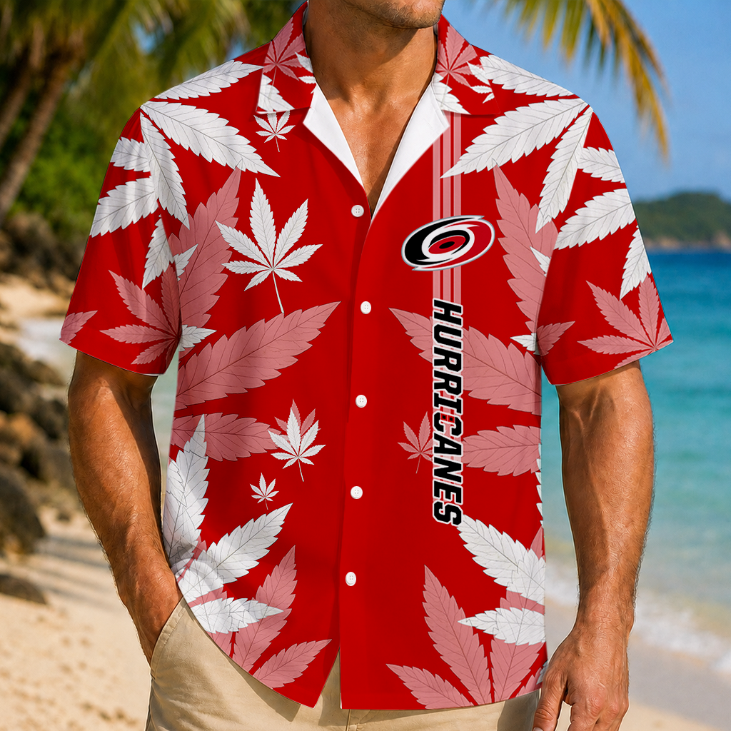 LIMITED EDITION - NEW CUSTOMIZED NHL07 CLH CAROLINA HURRICANES UNISEX HAWAIIAN SHIRT