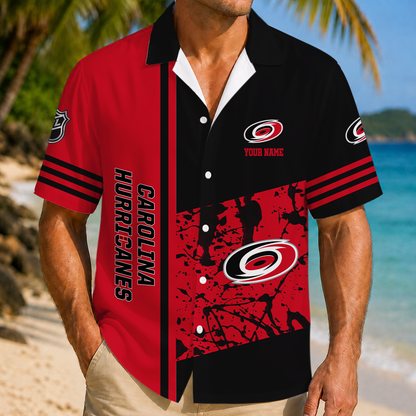 LIMITED EDITION - NEW CUSTOMIZED NHL07 CLH CAROLINA HURRICANES UNISEX HAWAIIAN SHIRT