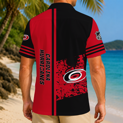 LIMITED EDITION - NEW CUSTOMIZED NHL07 CLH CAROLINA HURRICANES UNISEX HAWAIIAN SHIRT