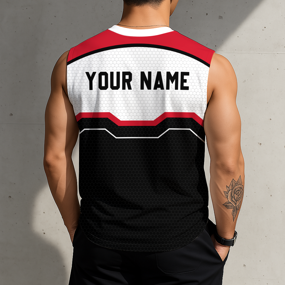 SPECIAL EDITION - NEW CUSTOMIZED NHL07 CLH CAROLINA HURRICANES MEN'S GYM SHIRT