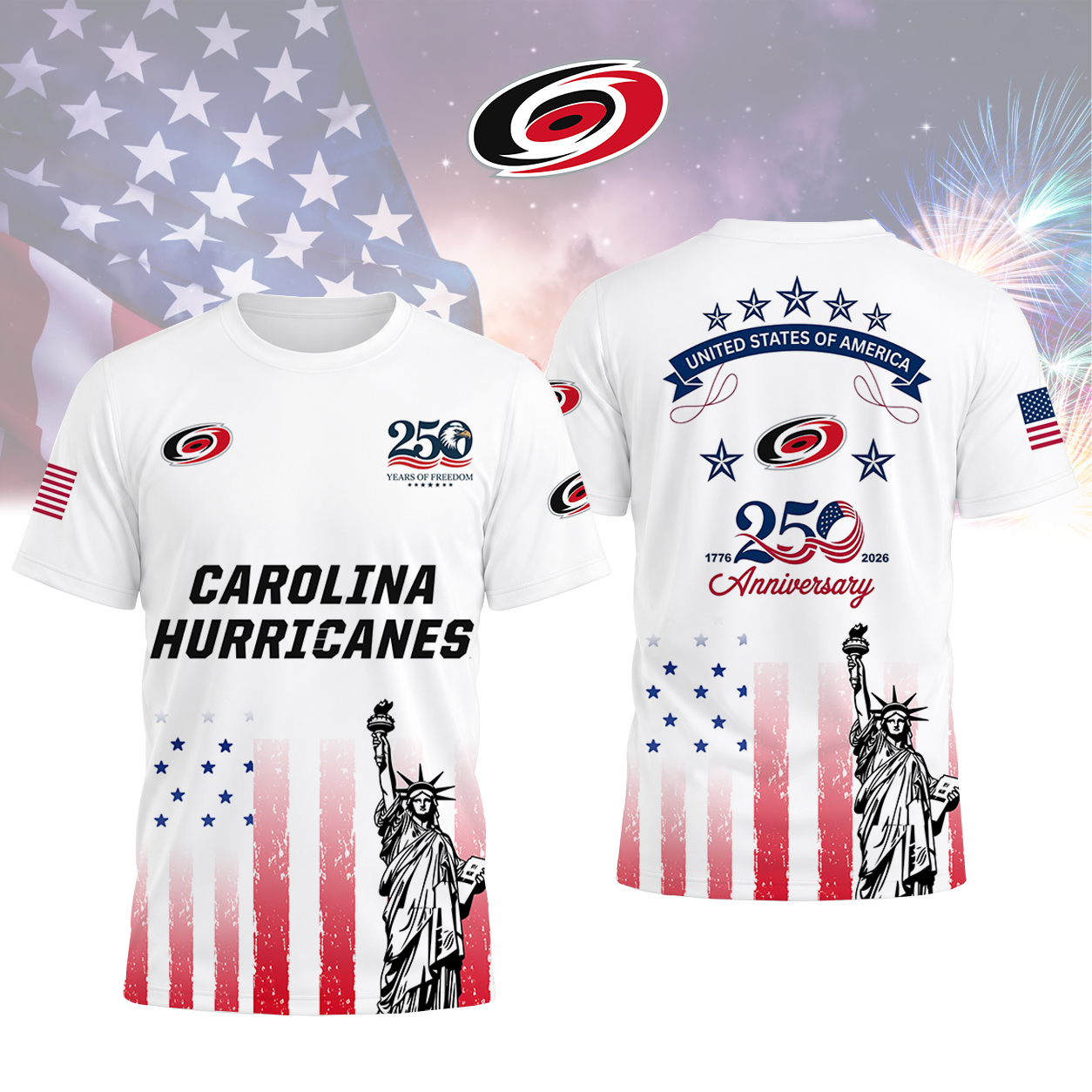 LIMITED EDITION - NEW CUSTOMIZED NHL07 CLH CAROLINA HURRICANES T-SHIRT, POLO SHIRT, ZIP POLO SHIRT, SWEATSHIRT, HOODIE & ZIP HOODIE