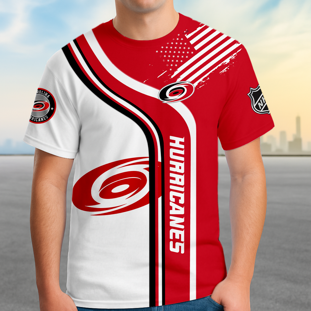 ELITE EDITION - NEW CUSTOMIZED NHL07 CLH CAROLINA HURRICANES POLO SHIRT, ZIP POLO SHIRT & T-SHIRTS