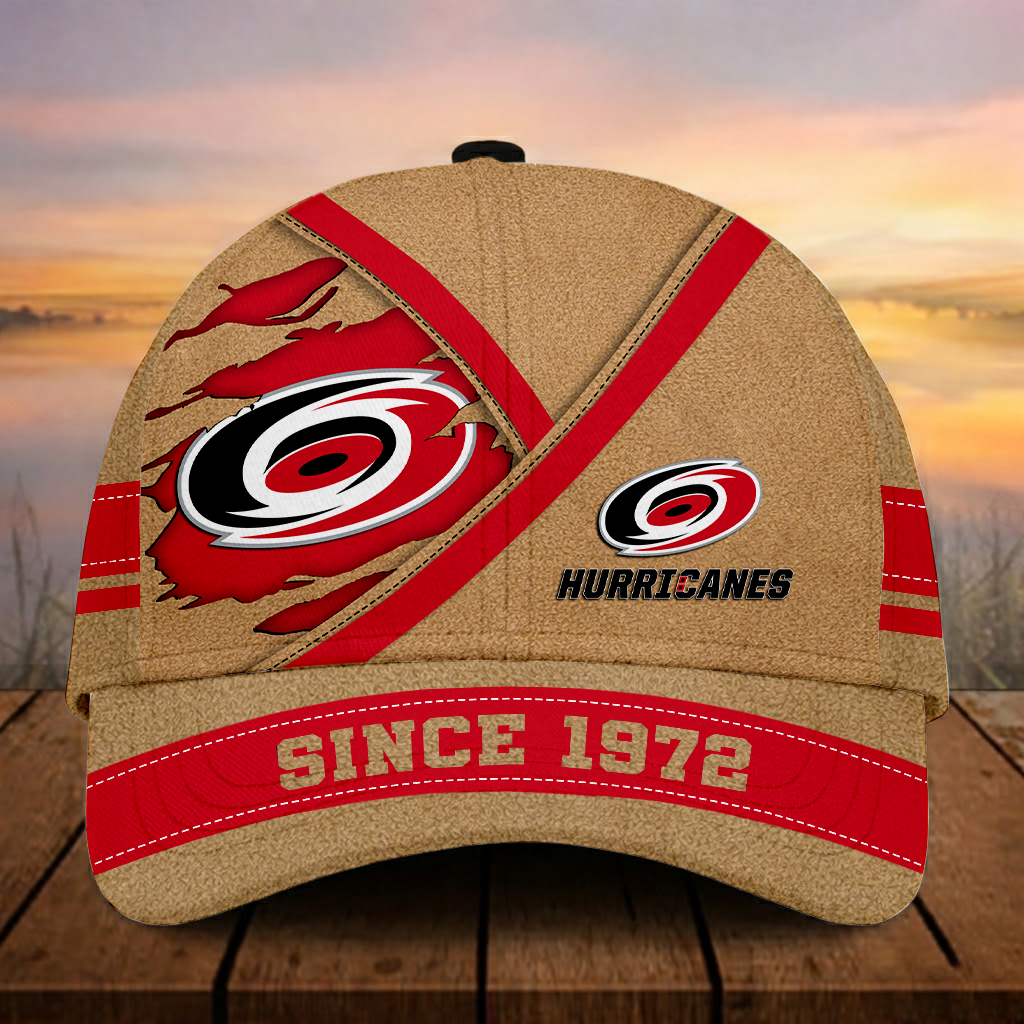 LIMITED EDITION - NEW CUSTOMIZED NHL07 CLH CAROLINA HURRICANES CLASSIC CAP