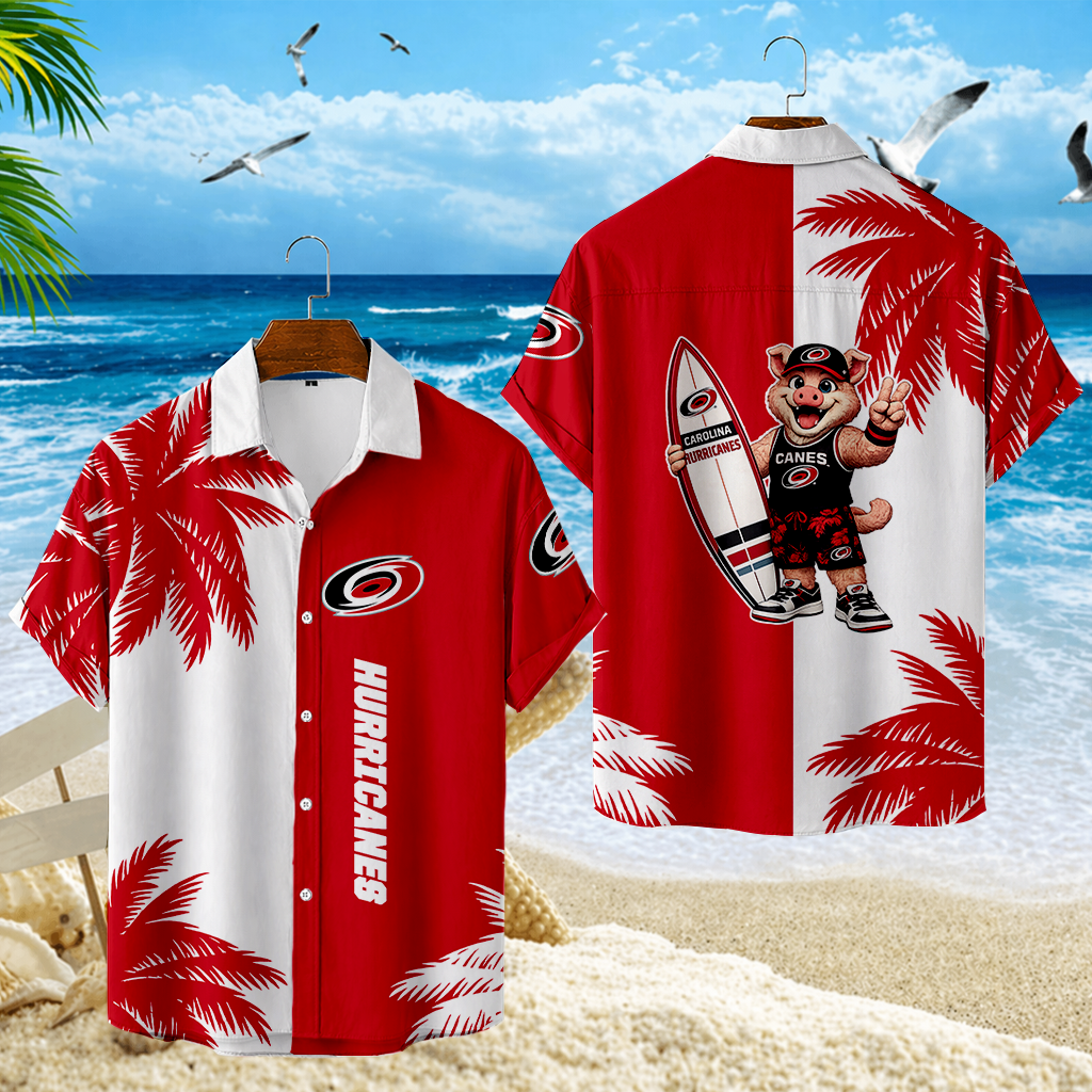 LIMITED EDITION - NEW CUSTOMIZED NHL07 CLH CAROLINA HURRICANES UNISEX HAWAIIAN SHIRT