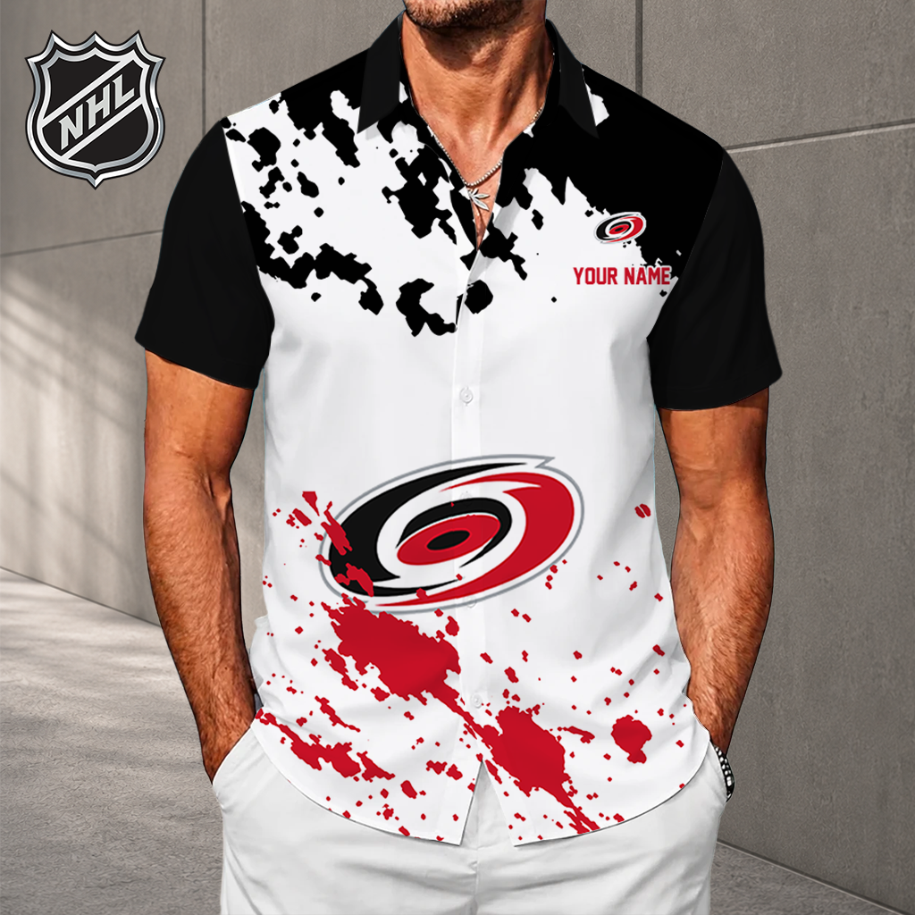 LIMITED EDITION - NEW CUSTOMIZED NHL07 CLH CAROLINA HURRICANES UNISEX HAWAIIAN SHIRT