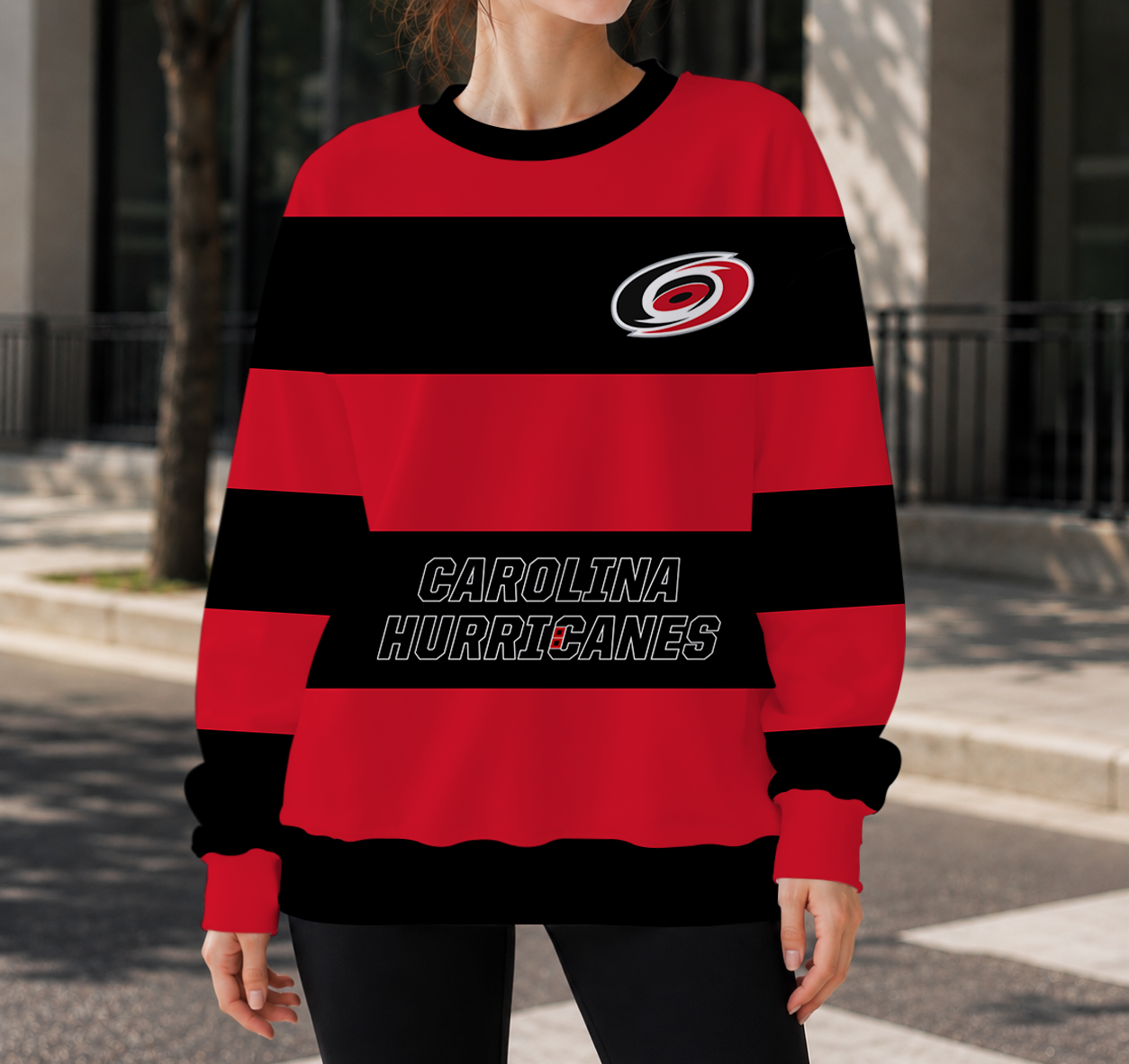 SPECIAL EDITION - NEW CUSTOMIZED NHL07 CLH CAROLINA HURRICANES UNISEX SWEATSHIRT