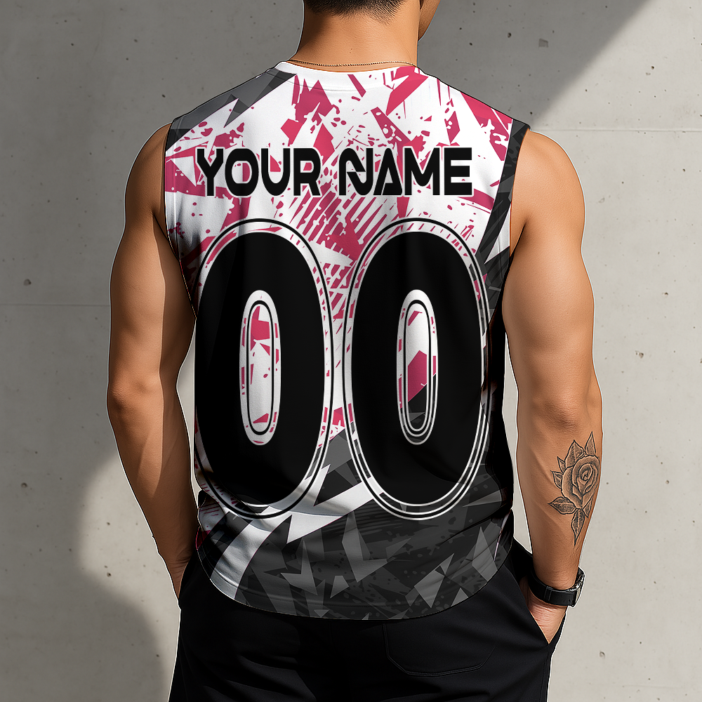 LIMITED EDITION - NEW CUSTOMIZED NHL07 CLH CAROLINA HURRICANES TANK TOP & GYM SHIRT
