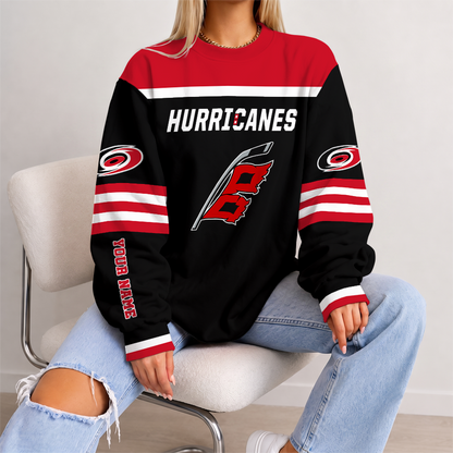 [SUPER SALE] NEW CUSTOMIZED NHL07 CLH CAROLINA HURRICANES UNISEX SWEATSHIRT