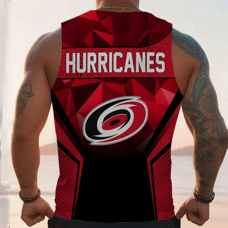 [SUPER SALE] NEW CUSTOMIZED NHL07 CLH CAROLINA HURRICANES UNISEX TANK TOP