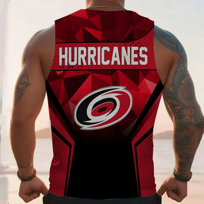 [SUPER SALE] NEW CUSTOMIZED NHL07 CLH CAROLINA HURRICANES UNISEX TANK TOP