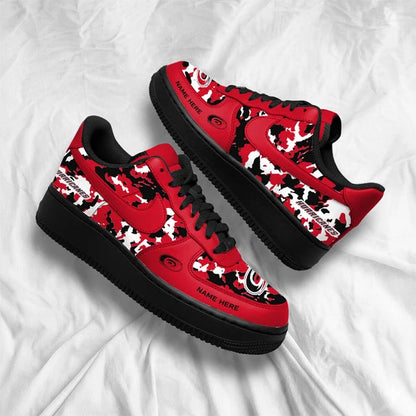 [SUPER SALE] NEW CUSTOMIZED NHL07 CLH CAROLINA HURRICANES AF1 SHOES