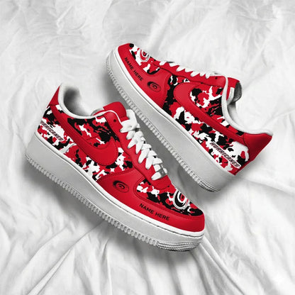 [SUPER SALE] NEW CUSTOMIZED NHL07 CLH CAROLINA HURRICANES AF1 SHOES