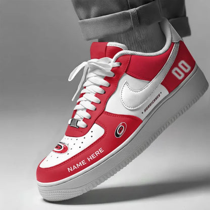 [SUPER SALE] NEW CUSTOMIZED NHL07 CLH CAROLINA HURRICANES AF1 SHOES