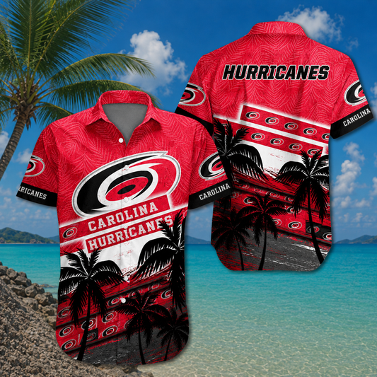 LIMITED EDITION - NEW CUSTOMIZED NHL07 CLH CAROLINA HURRICANES UNISEX HAWAIIAN SHIRT