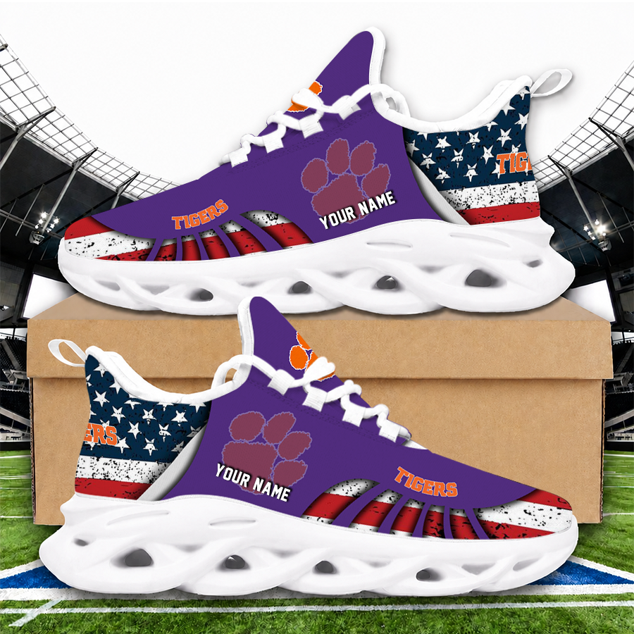 [FAN FAVORITE] NEW CUSTOMIZED NCAA FBS07 CST CLEMSON TIGERS CLUNKY SNEAKERS